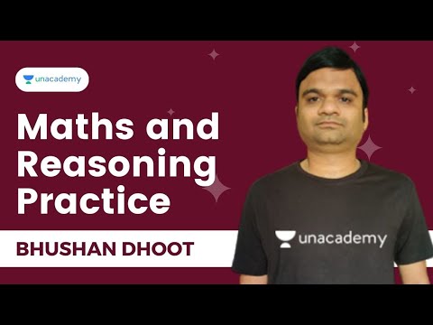 Maths and Reasoning Practice-1  | Bhushan Dhoot
