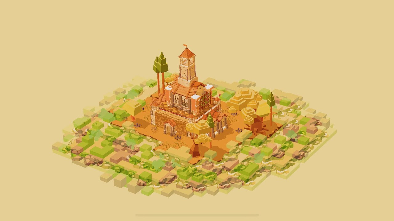 Small castle with a moat | pocket build speed build