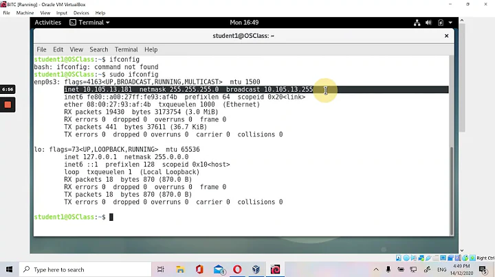 Lab 11 (Part 4)-  Network Configuration and Troubleshooting Tools in Debian