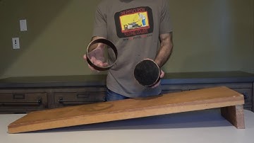 Lecture Demonstration:  Hoop and Disk Race Down Incline