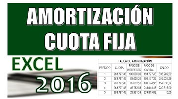 📊 TABLA de Amortización en EXCEL | Cuota FIJA Paso a Paso 2025