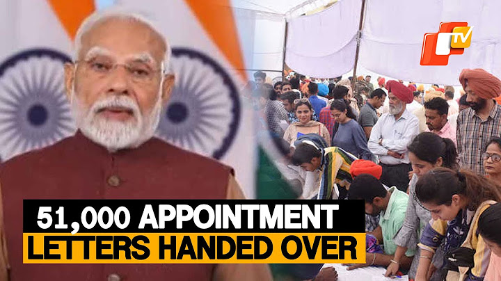 Rozgar Mela: PM Modi Hands Over 51,000 Appointment Letters; Says Youth Driving Nation’s Progress