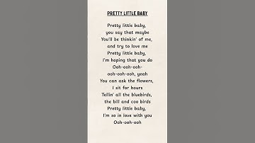 Thumbnail of Pretty Little Baby ✨Connie francis #trending #lyrics #nehaandshabzcreations