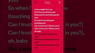 True Colors The Weeknd strendinglyriscsong hits songs spotify shortsfeed