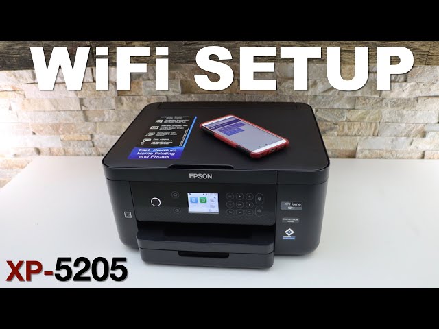 Epson XP-5205 WiFi Setup, Connect To Wireless Network, Add in Smartphone. 