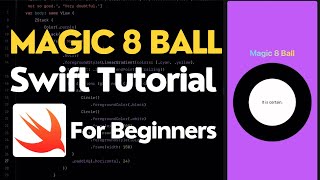 Magic 8 Ball App Swift Tutorial (for Beginners) screenshot 1