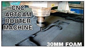30mm foam new amazing design cutting cncrouter machine #foam #viralvideo