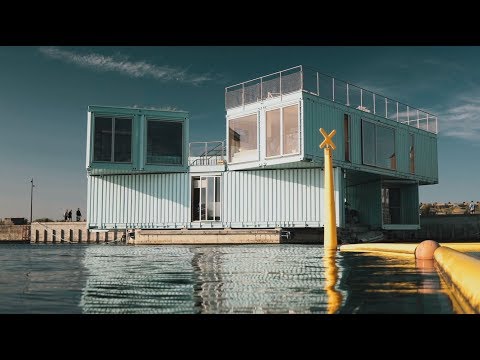 Urban Rigger | Floating Shipping Container Housing for Students by Bjarke Ingels Group