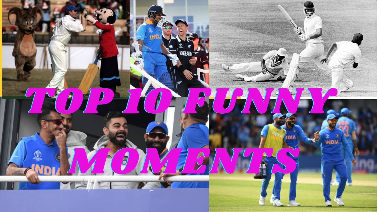 Top 10 Funny moments in cricket history 🤣Unseen Top10 Funny Clips in ...