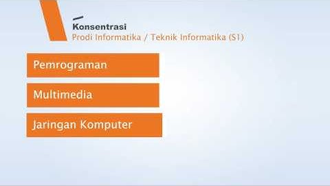 Profil Prodi S1 Informatika Universitas Amikom Yogyakarta