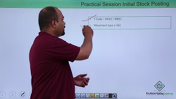 Sap PP - Initial Stock Posting