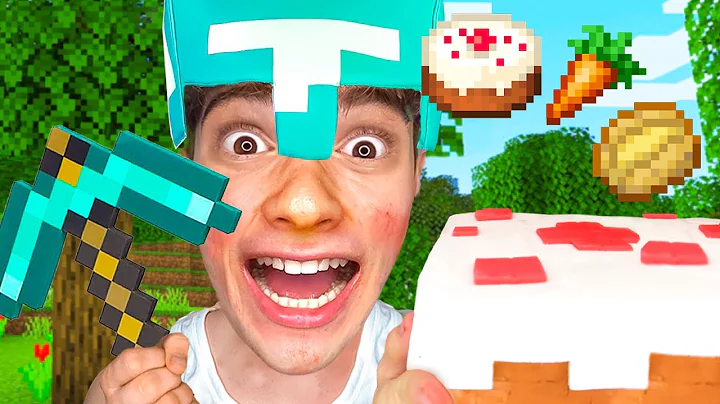 Minecraft Food Emoji IRL + ASMR