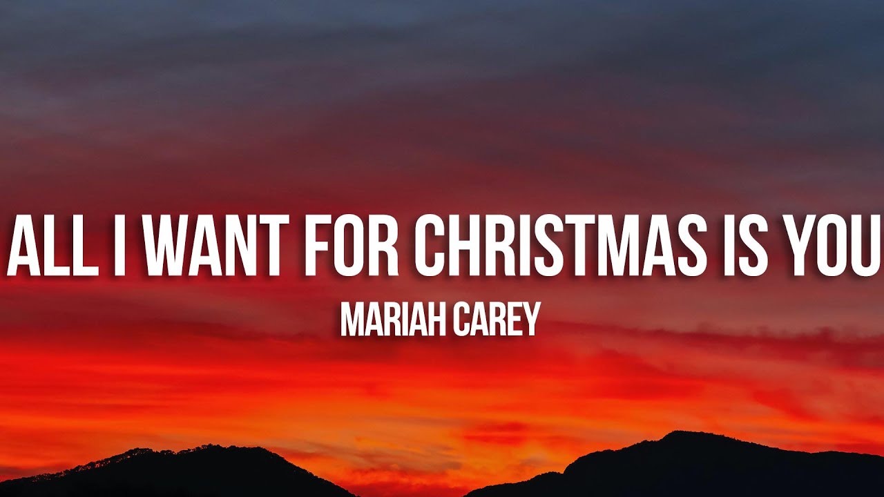 Mariah Carey - All I Want For Christmas Is You (Lyrics) - YouTube