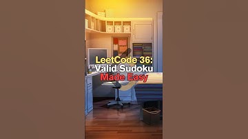 LeetCode 36: Valid Sudoku Made Easy #shorts #short