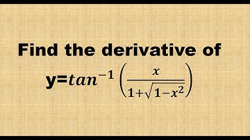 Find the derivative of y=tan^−1(x/1+√1−x^2) | jee mains important derivative problems| class 12 math
