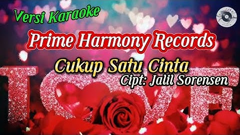 Cukup Satu Cinta Versi Karaoke - Lagu Slow Rock Melayu Romantis | Lagu Jiwang Terpopuler 2025