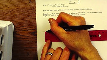 AP Physics 2 - Unit 6 Vodcast 7: Ray Diagrams and Equations for Concave Mirrors