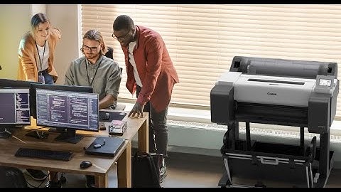 Meet the Canon imagePROGRAF TM 240 TM 255 TM 340 TM 350 & TM 355 Wide Format Printers