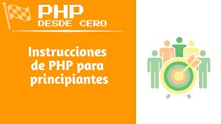 Instrucciones de PHP para principiantes.