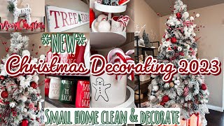 *NEW* CHRISTMAS CLEAN &amp; DECORATE WITH ME | CHRISTMAS DECOR | COZY CHRISTMAS DECORATING 2023