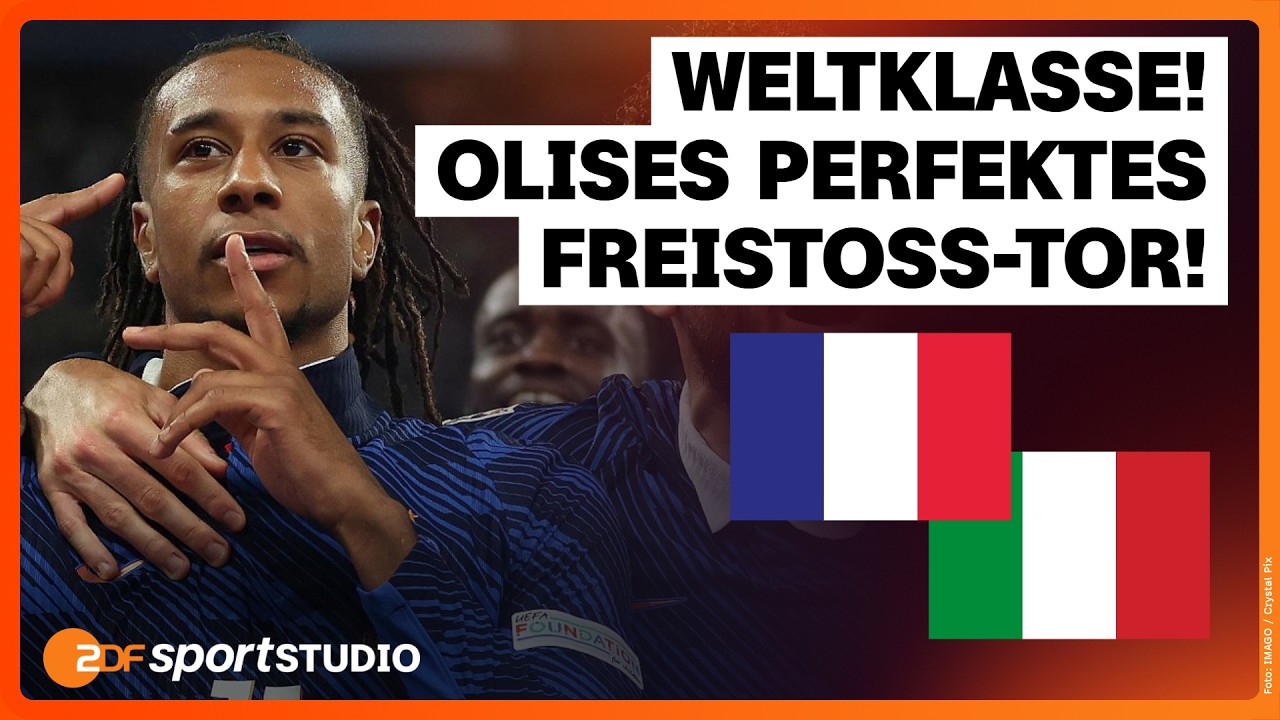 Frankreich – Italien | UEFA Nations League, 3. Spieltag 2026/27 | ZDFsportstudio