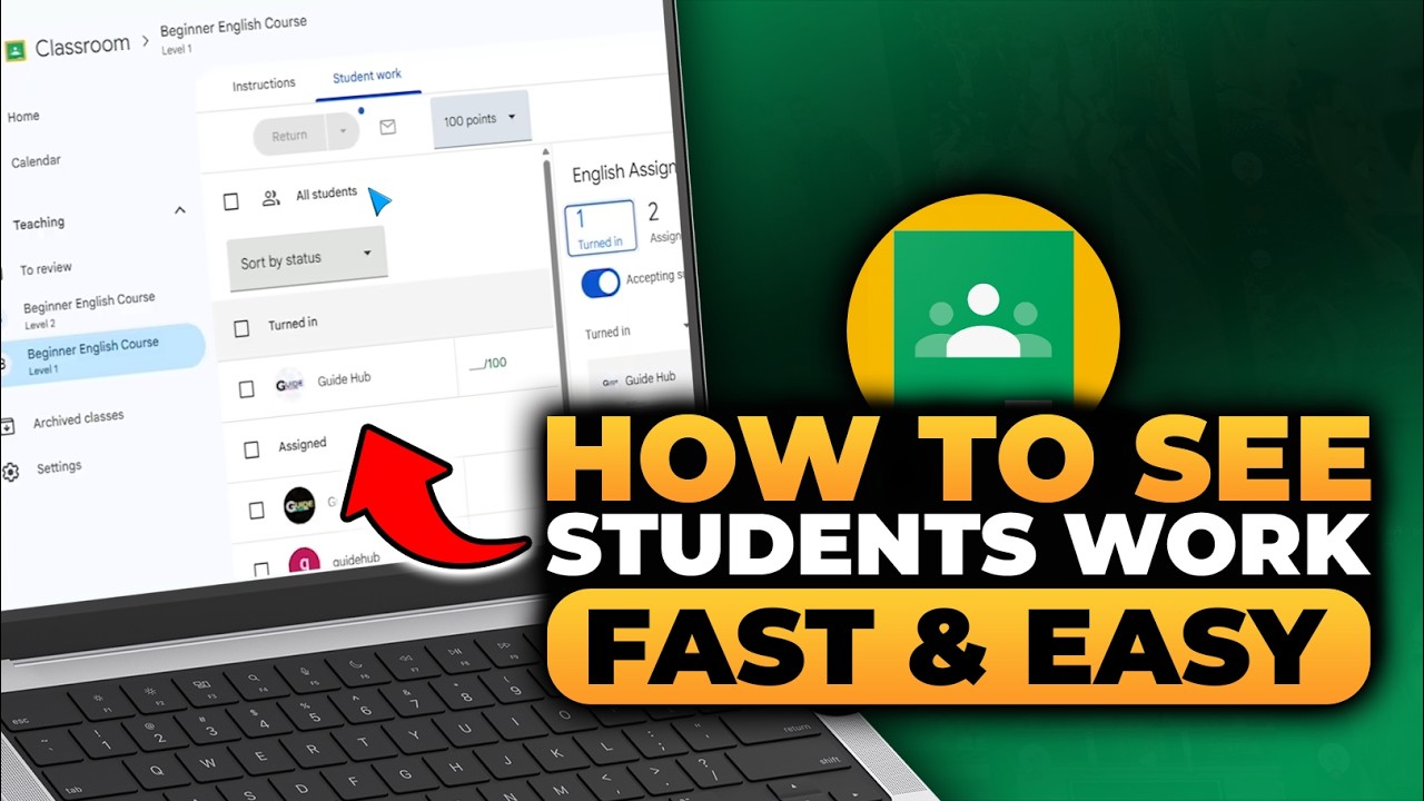 How To See Students Work in Google Classroom (𝟮𝟬𝟮𝟲) | 100% WORKS | NO ...