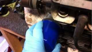 REPLACING KOHLER COMMAND OIL FILTER COMMAND CH18 ENGINES CARPET CLEANING