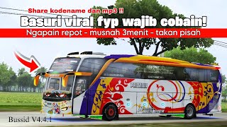 VIRAL FYP !! Share Kodename Basuri v4.4.1 | Bus Simulator Indonesia 