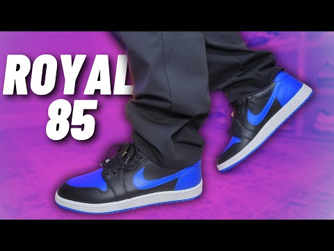 靴 Air Jordan 1 Low 85 Black and  Blue The Air Jordan 1 Low 85 Royal Releases Spring 2025