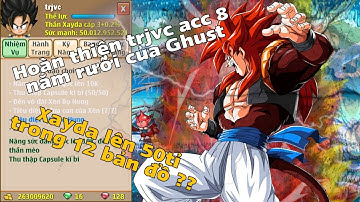 Ngọc Rồng Online - Úp sức mạnh xayda lên 50tỉ cho em acc kỷ niệm 8 năm rưỡi chơi game !