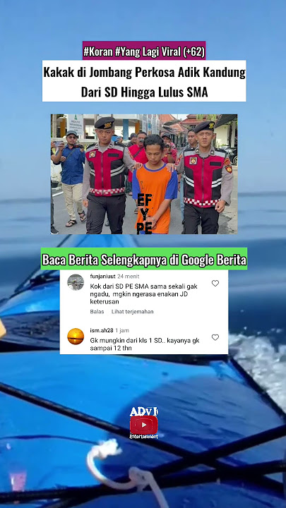 Kakak Perkosa Adik Kandung #viralvideo #beritaterkini #fypyoutube #shorts #trending #quotes #fyp