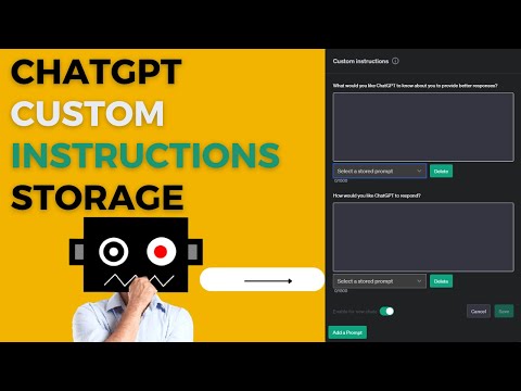 ChatGPT Custom Instructions Storage video preview 2