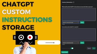 ChatGPT Custom Instructions Storage Plugin #chatgpt #openai