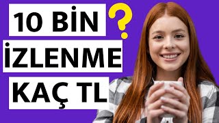 Youtube Para Kazanma 10 Bi̇n İzlenme Kaç Tl ? Youtube Cpm Arttirma Yeni̇ 2021