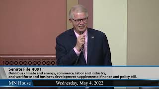 SF4091 presented on House Floor 5/4/22