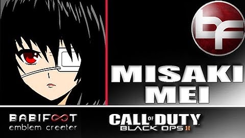 COD Black Ops 2 Emblem Tutorial - Misaki Mei