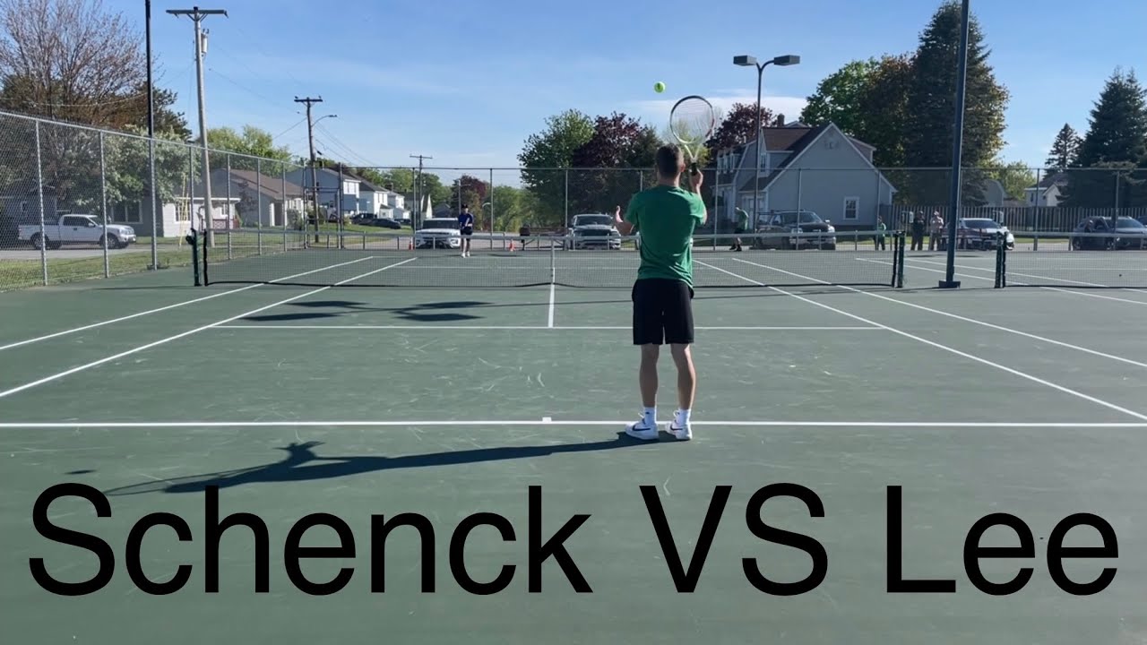 Schenck High School Tennis Season 2022:  Schenck Wolverines VS Lee Academy Pandas