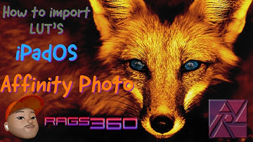 How to import LUT’S Affinity Photo for iPad