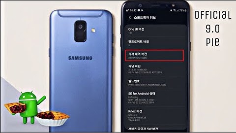 Samsung Galaxy A6 2018 official 9.0 Pie Update