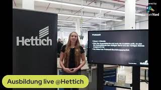 Ausbildung bei Hettich - Industriemechaniker