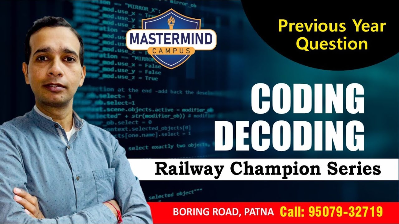Coding Decoding Full Class | Reasoning Tricks by Amitesh Sir ...