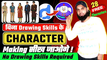 2D Animation Character Making Complete Tutorial in Hindi | Character Making | Tech Window