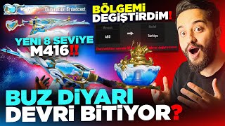 YENİ 8 SEVİYE M416 BUZ DİYARI DEVRİ BİTTİ Mİ 8 BİN UC YE 6 DESTANSI ALDIM PUBG Mobile