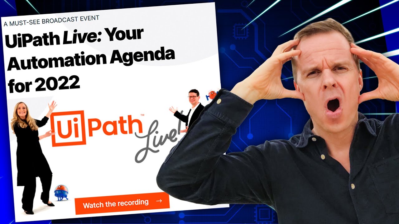 My Reactions to the UiPath Live Automation Agenda Show - YouTube