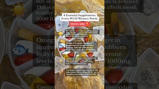 4 essential supplements for women with PCOS! #pcos