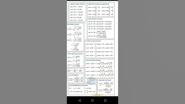 trigonometric formulas useful for ssc cgl chsl mts ias ips upsc psu Exams Notification gate IES ntpc