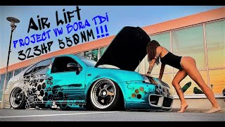 #PROJECT BRUTAL TUNING #AIR LIFT #VW BORA 1.9TDI 323HP 550NM!!!   #GERMANY TUNING #SHOW & SHINE CAR