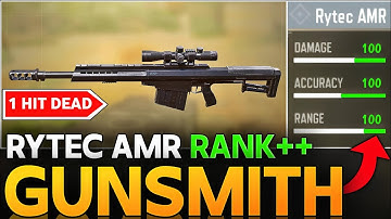 BEST RYTEC AMR QUICK RESPONSE 1 HIT DEAD GUNSMITH IN CALL OF DUTY MOBILE | RYTEC AMR BUILD CODM
