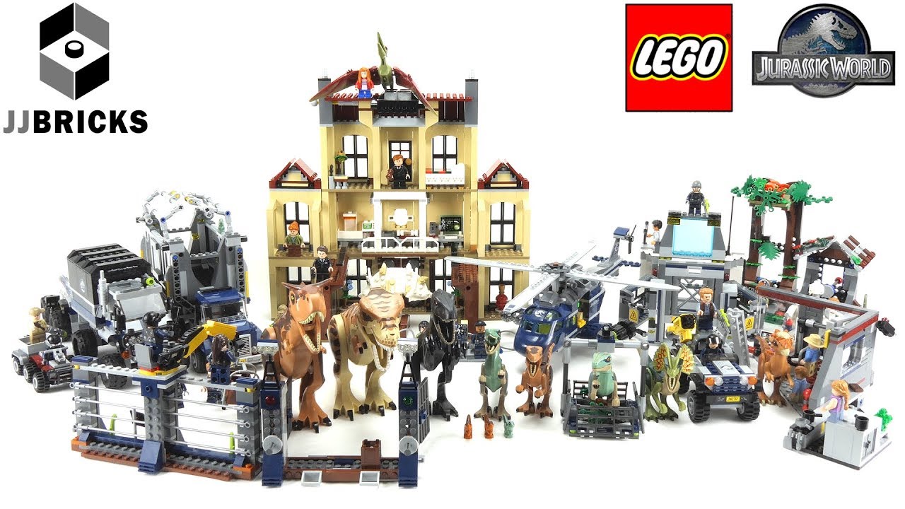 lego jurassic world fallen kingdom sets 2018