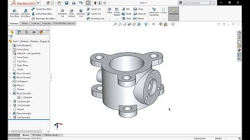 Solidworks Tutorial | Butterfly Valve body | CAD